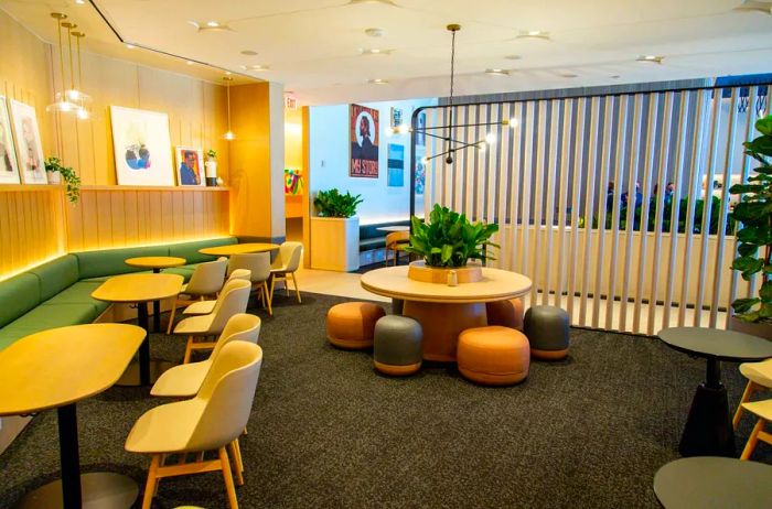 The Capital One Lounge at Dallas/Fort Worth International Airport