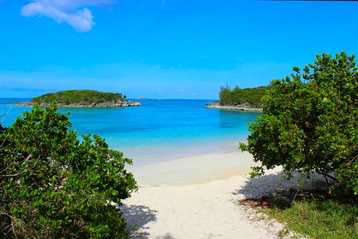 Beach at Cooper's Island Nature Reserve, Bermuda