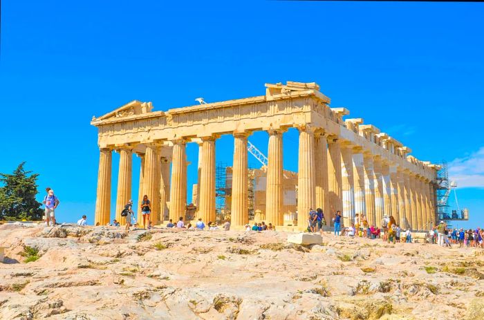 The Parthenon in Athens, Greece