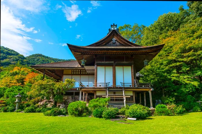 The mountain villa of Ōkōchi Sansō