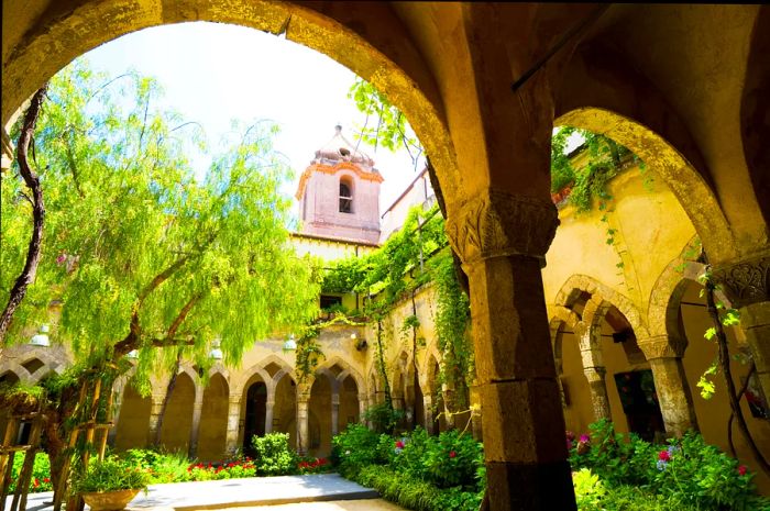 St Francis Church and Convent in Campania, Italy