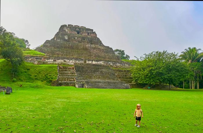 The stunning Xunantunich Maya ruins located in Belize's Cayo District