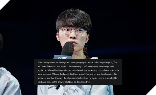 LMHT: Faker chia sẻ chân thành về hành trình bảo vệ ngôi vô địch tại CKTG 2024