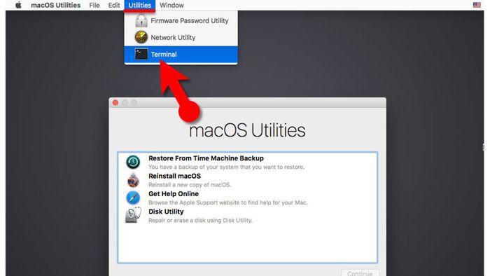 khôi phục mật khẩu cho MacBook Air M1