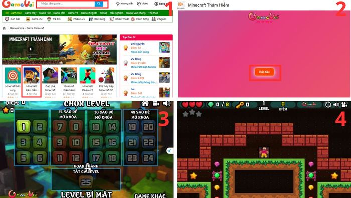 Hướng dẫn chơi Minecraft trực tuyến miễn phí