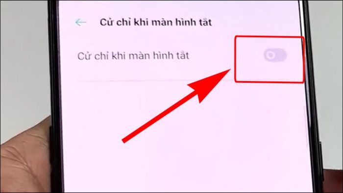 Hướng dẫn chạm đôi mở màn hình OPPO - Bước 3