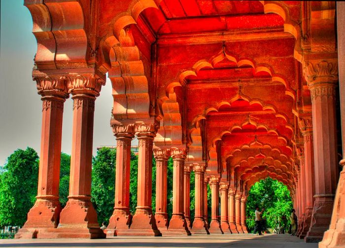 Delhi's majestic Red Fort stands as one of India’s most impressive fortifications.