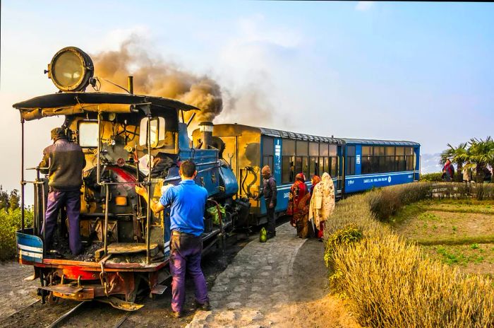 The Darjeeling Himalayan Railway's toy train offers a charming way to explore the stunning Himalayan foothills.