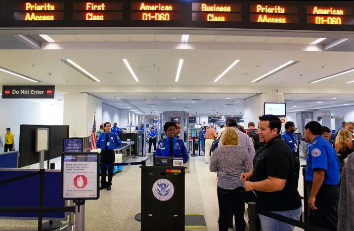 The PreCheck lane