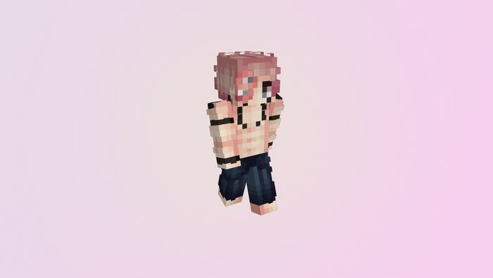 Skin Minecraft Sukuna chất lừ