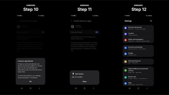 Vì việc cài đặt Epic Games Launcher gặp khó khăn, Epic quyết định kiện Google và Samsung.