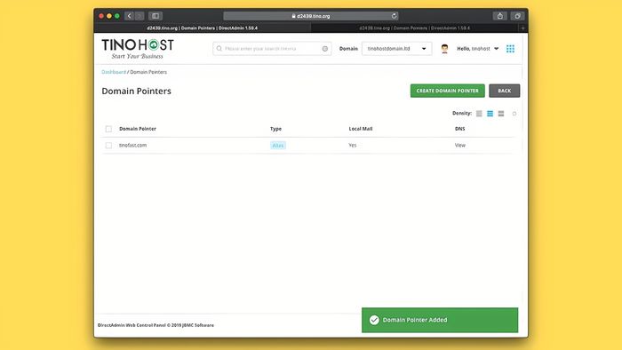 Hướng dẫn thiết lập Alias domain