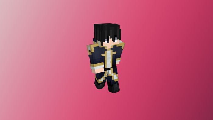 Skin Minecraft Kirito cá tính