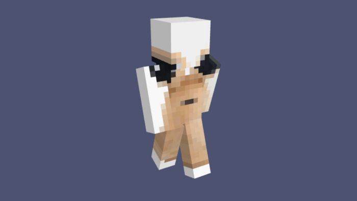 Skin Minecraft meme trong trò chơi