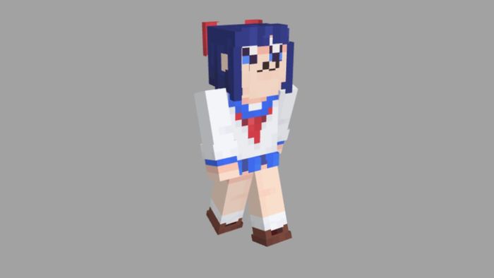 Skin Minecraft meme về nhân vật anime