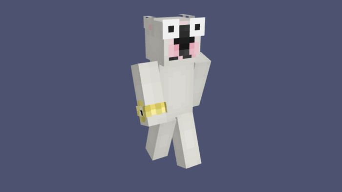 Skin Minecraft meme trong trò chơi