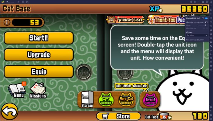 Khám phá chiến thắng trong The Battle Cats khi bạn tận dụng hai tính năng độc đáo này của BlueStacks