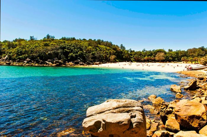 A view of Shelly Beach from Manly