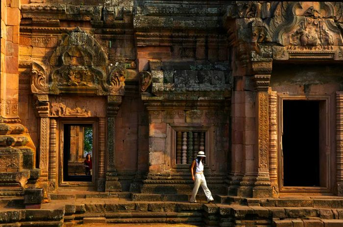 Prasat Phanom Rung, located in Burirum Province, Thailand