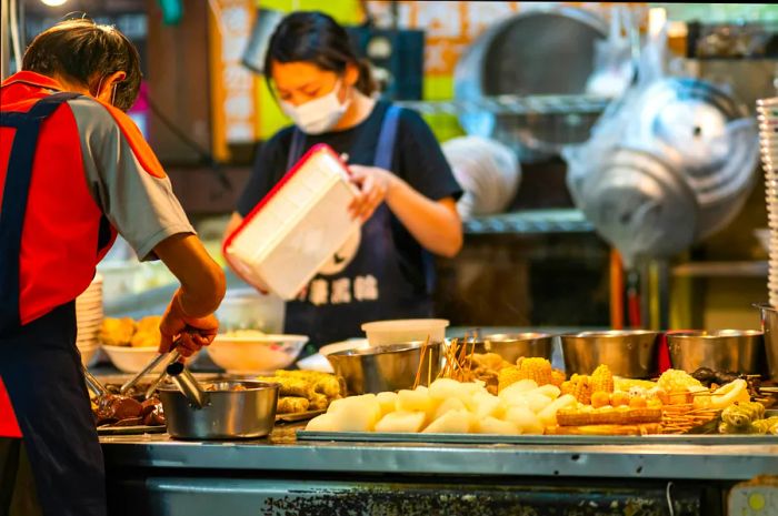 Feng Chia Night Market in Taichung, Taiwan