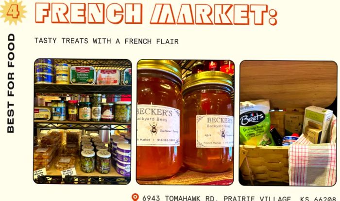 French jams and picnic essentials at the French Market in Kansas City