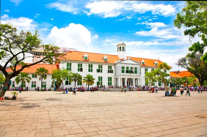 The Sejarah History Museum located at Taman Fatahillah in Jakarta