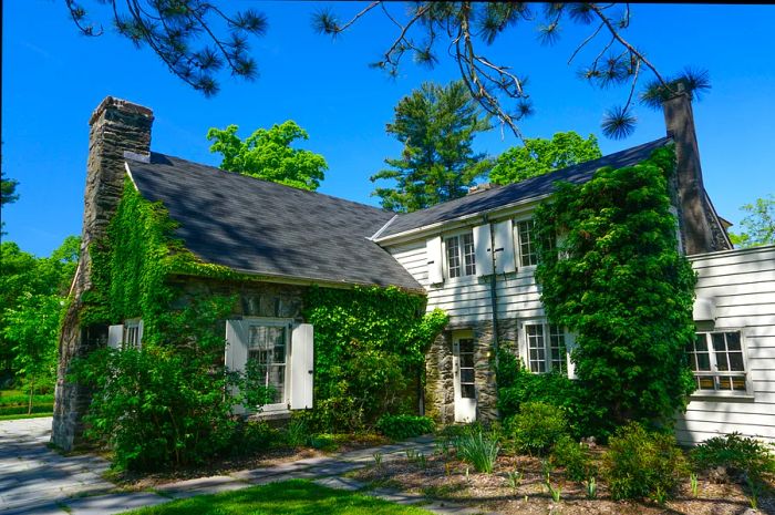 The Stone Cottage at Val-Kill, located in Dutchess County, is part of the Eleanor Roosevelt National Historic Site.