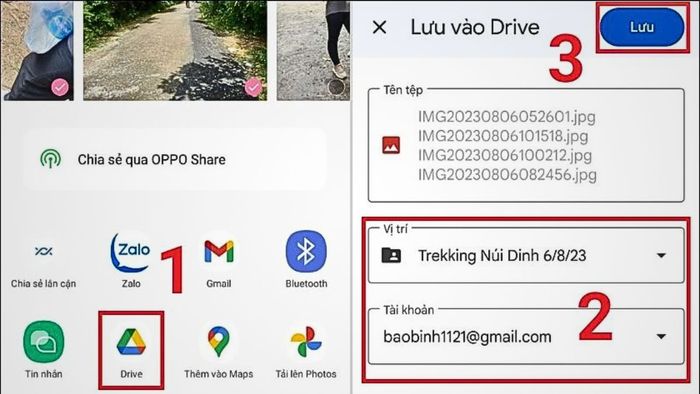 Giải phóng dung lượng OPPO bằng lưu trữ đám mây - Bước 2