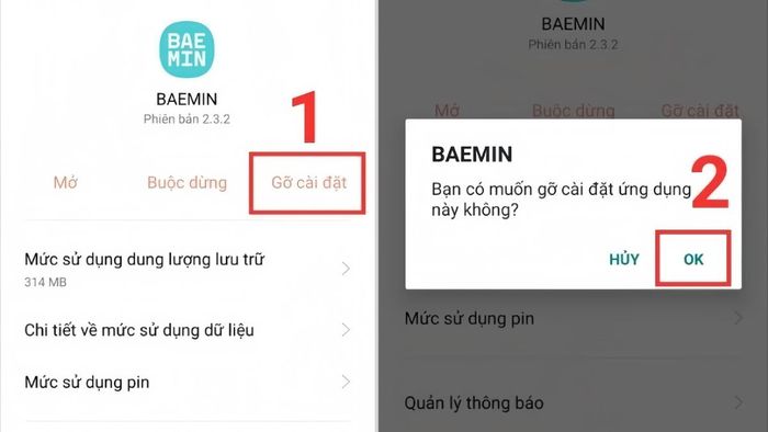 Gỡ bỏ các ứng dụng không cần thiết trên OPPO - Bước 3
