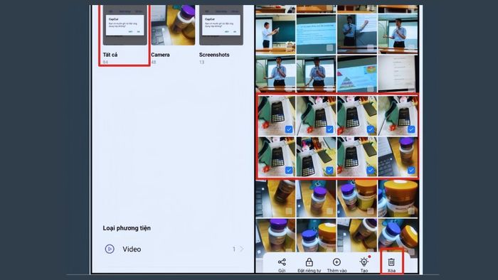 Xóa bỏ ảnh và video trùng lặp trên điện thoại - Bước 1