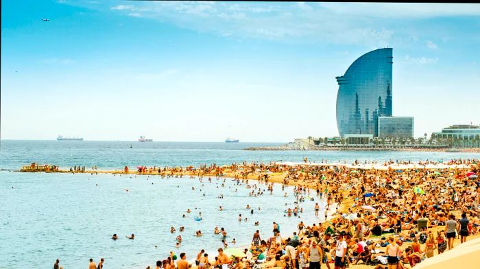 The peak months for tourists in Barcelona are from June to August. Getty Images