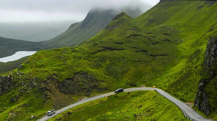 Navigating the Cuillin Hills on the Isle of Skye, Scotland, UK