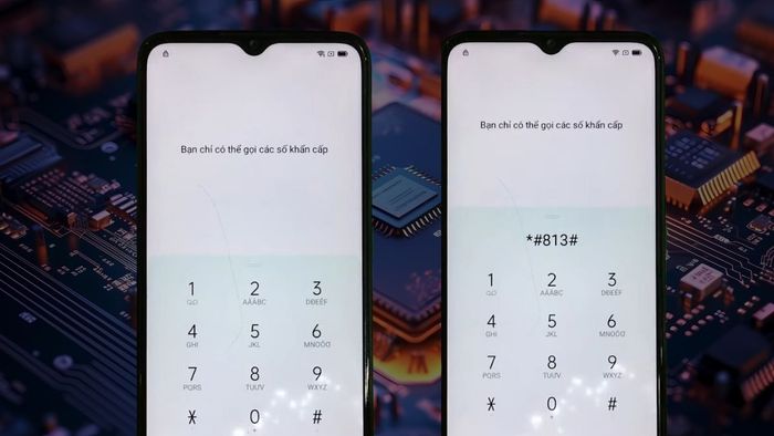 Mở khóa màn hình OPPO qua cuộc gọi khẩn cấp - Bước 2
