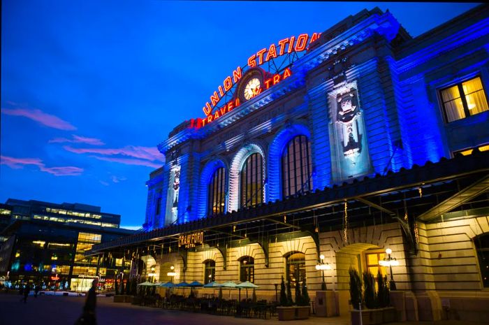 Union Station and Crawford Hotel in Denver, Colorado