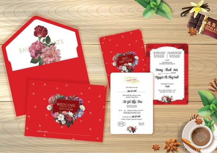 Hình ảnh thiệp cưới Thiên Lộc 1