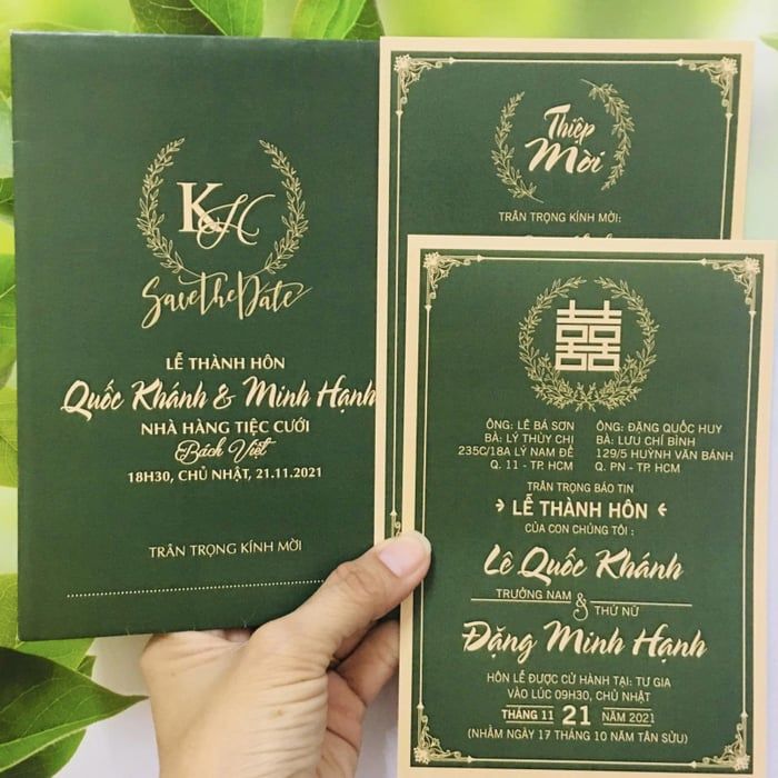 Hình ảnh thiệp cưới Hoàng Anh 1
