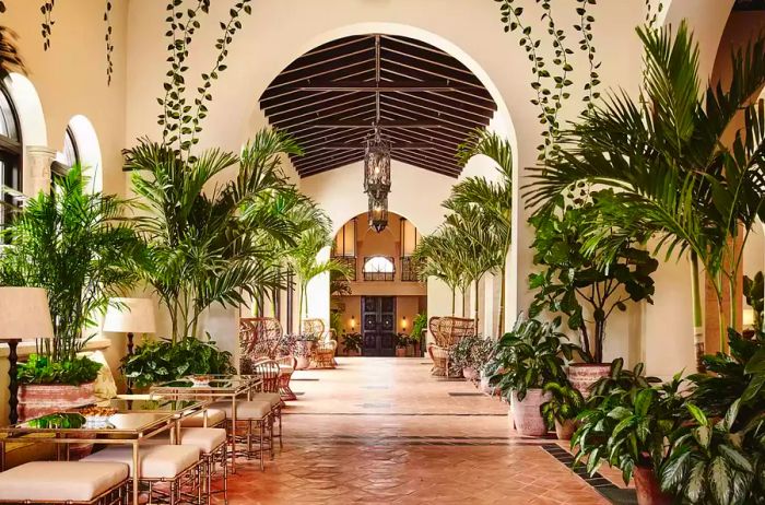 The conservatory at Four Seasons Hotel at The Surf Club