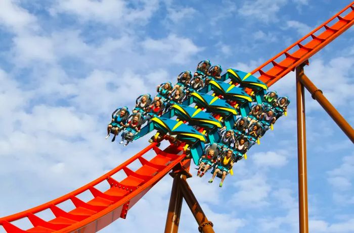 Thunderbird roller coaster at Holiday World in Santa Claus, Indiana