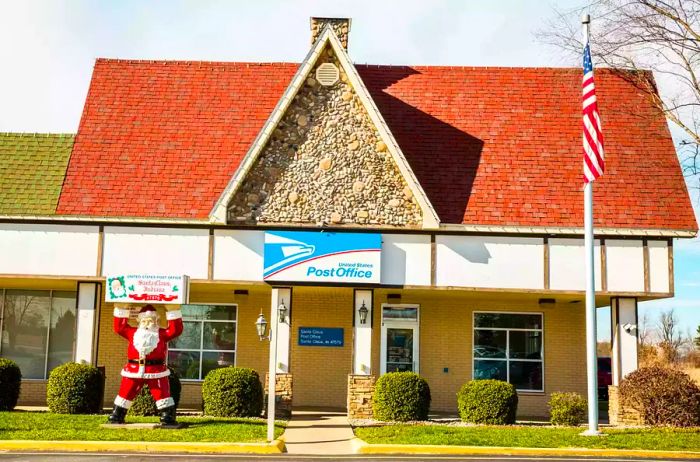 The Santa Claus Post Office is the only one in the world bearing the Santa Claus name.