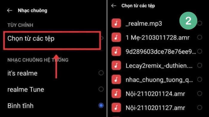 Hướng dẫn cài nhạc chuông tin nhắn trên OPPO - Bước 2