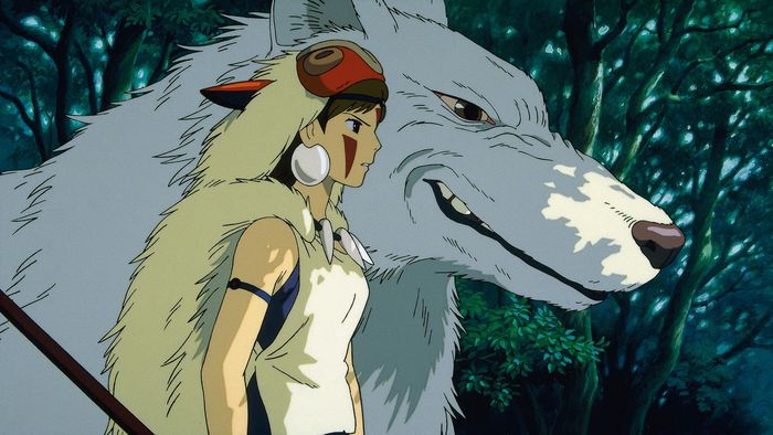 San trong Công chúa Mononoke là biểu tượng của sức mạnh và sự kiên cường.