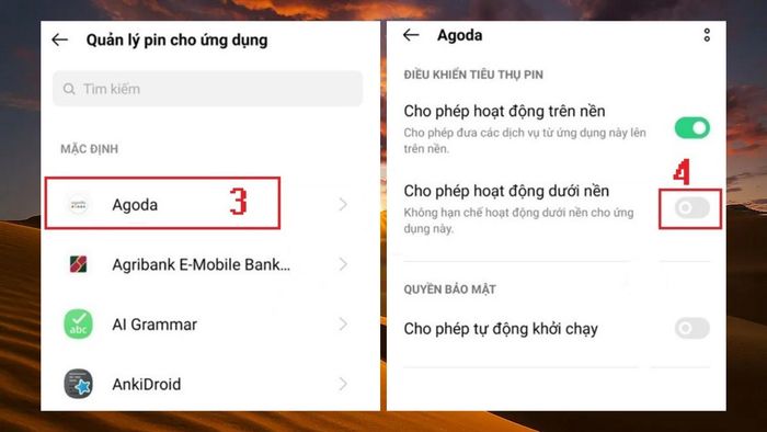 Kích hoạt sạc nhanh OPPO bằng cách tắt ứng dụng ngầm - Bước 3