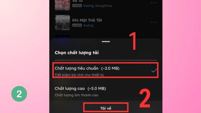 Hướng dẫn cài nhạc chuông cho OPPO từ NhacCuaTui - Bước 2