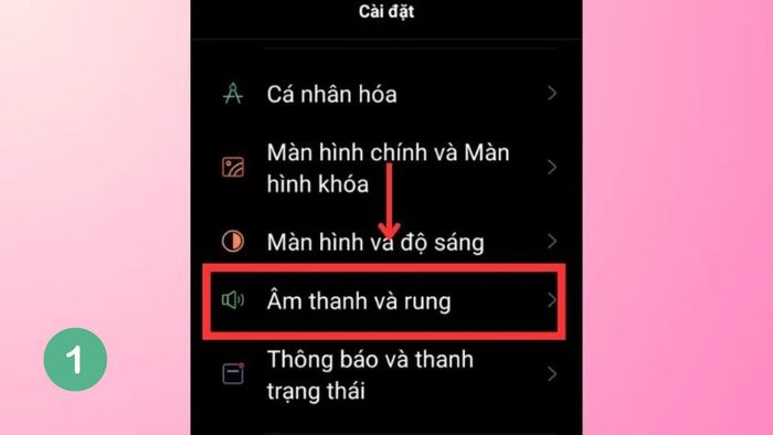Hướng dẫn cài đặt nhạc chuông cho OPPO - Bước 1
