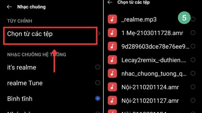 Hướng dẫn cài nhạc chuông cho OPPO từ TikTok - Bước 5