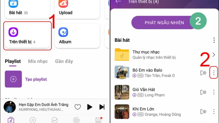 Hướng dẫn cài nhạc chuông cho OPPO từ Zing MP3 - Bước 2