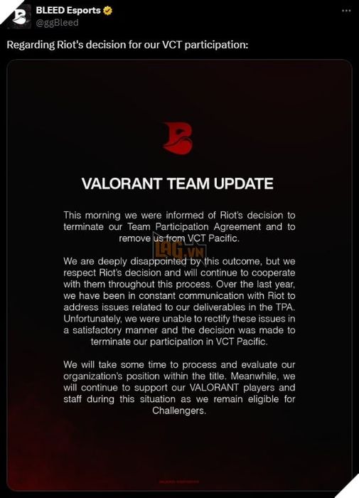 Bleed Esports Valorant