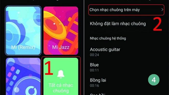 Hướng dẫn cài nhạc chuông cho OPPO từ NhacCuaTui - Bước 4