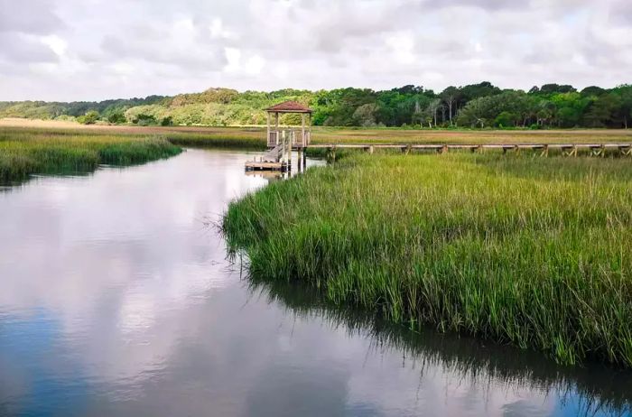 Marshlands on Edisto Island, South Carolina