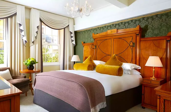 A guest room at The Goring hotel